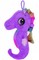 knuffelzeepaard regenboog 22 cm paars