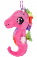 knuffelzeepaard regenboog 22 cm roze