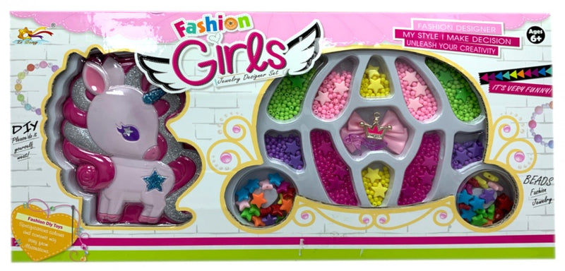 kralenset 'Fashion Girls' eenhoorn multicolor