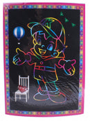 kraskaart haarstrik 17 x 13 cm papier 2-delig