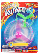 lanceerspel Aviate junior 19 x 26 cm geel 3-delig