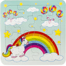 legpuzzel Eenhoorn karton 16 stukjes junior