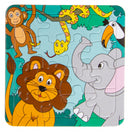 legpuzzel Dieren junior 14 x 14 cm 16 stukjes