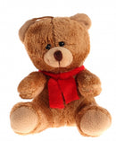 knuffelbeer junior 16 cm pluche bruin