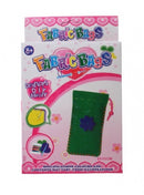 maak je eigen tas meisjes 8 x 15 cm katoen groen