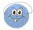 masker emoties junior 17 cm papier blauw