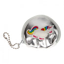 mini-portemonnee eenhoorn zilver