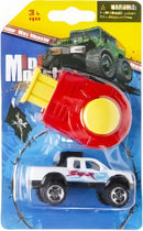 monstertruck Mini Monster jongens 8 cm wit 2-delig