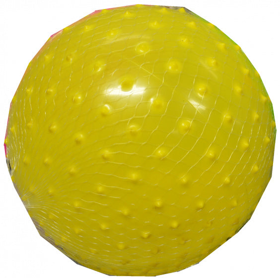 bal noppen junior 16 cm geel