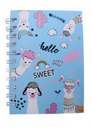 notitieboekje alpaca junior 8 x 10 cm papier blauw