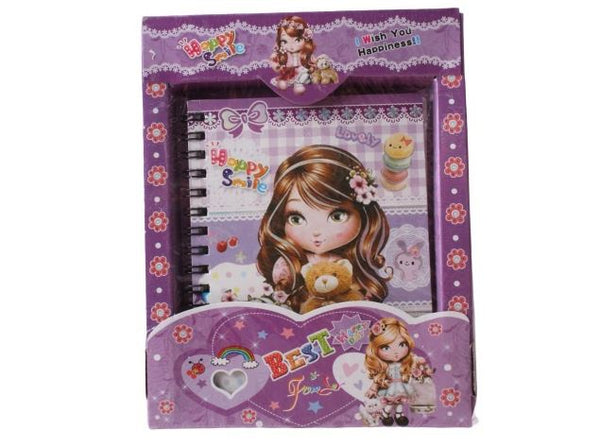 notitieboekje Best Friend meisjes papier paars