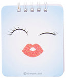 notitieboekje emoticon blauw