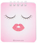 notitieboekje emoticon roze