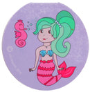 memoblok zeemeermin 8 cm lila