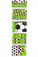 notitieboekjes voetbal junior 10,5 cm papier 4-delig