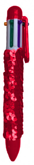 pailletten 6 kleurenbalpen rood