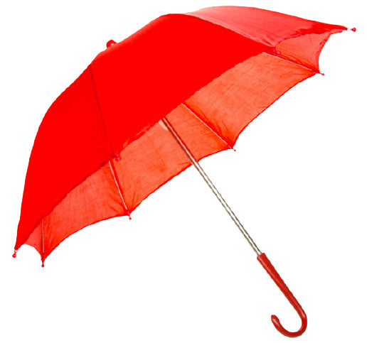 paraplu junior 50 cm polyester rood