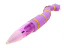 pen met wiebel slang paars 20 cm