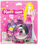 plaatjescamera meisjes 15 x 13 cm paars 2-delig