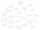 plafondstickers glow in the dark wit eenhoorn 24-delig