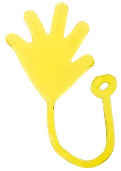plakhand Sticky-hand 5 cm geel