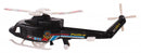 politiehelikopter zwart 26 cm