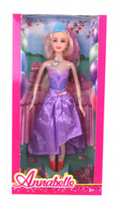 tienerpop Annabelle meisjes 30 cm paars