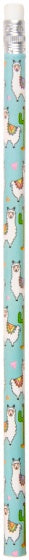 potlood met gum alpaca 19 cm groen