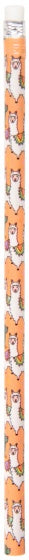potlood met gum alpaca 19 cm roze