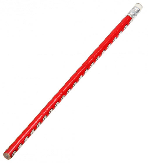 potlood tand junior 18,7 cm hout rood