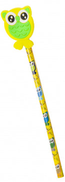 potlood uil meisjes 18 cm geel