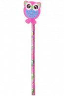 potlood uil meisjes 18 cm roze