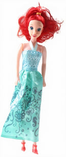 prinsessenpop meisjes 28 cm blauw