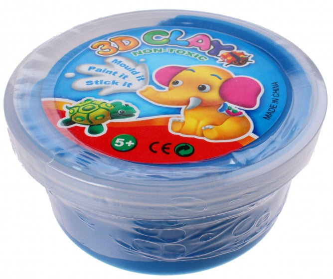 3D klei putty 8,5 cm blauw