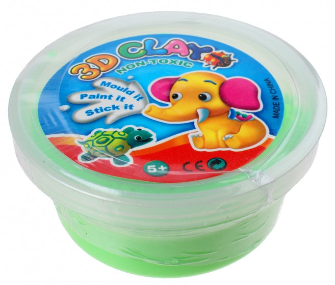 3D klei putty 8,5 cm groen