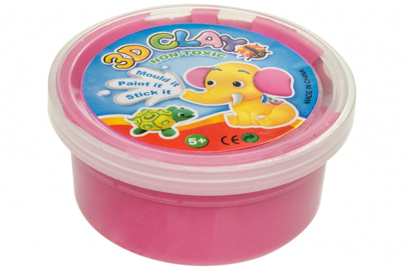 3D klei putty 8,5 cm roze