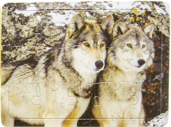 legpuzzel Wolven junior karton 15 stukjes