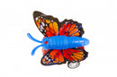 rijdende vlinder met pull back 4 cm multicolor per stuk