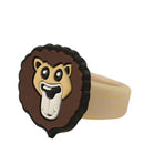 ring leeuw junior 1,6 cm rubber bruin
