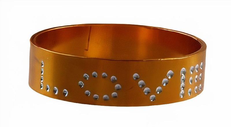 ring Love meisjes 2 cm koper