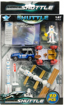 ruimtevaartset 10-delig o.a. jeep