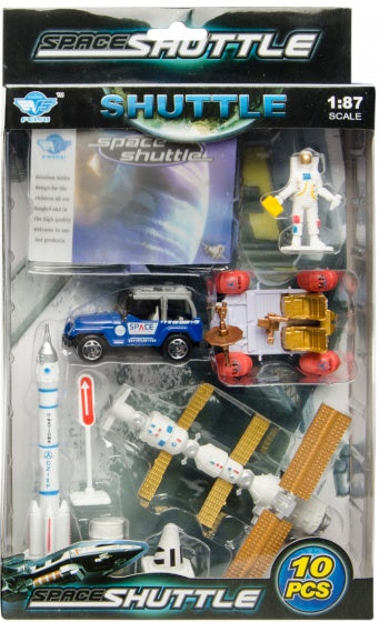 ruimtevaartset 10-delig o.a. jeep