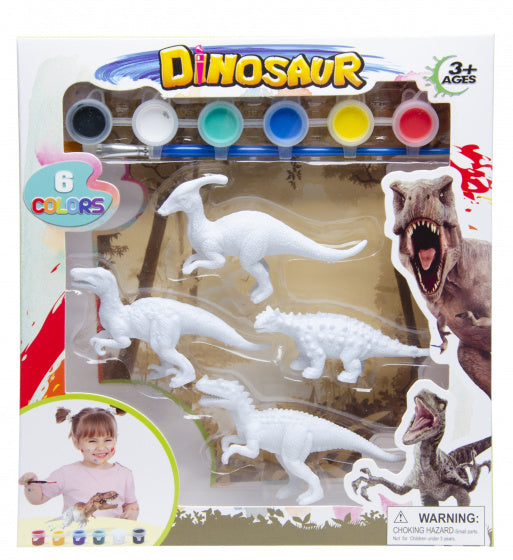 schilder je eigen dino parasaurolophus 6-delig