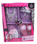 sieradenset It's My Love zilver/roze 10-delig