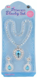 sieradenset Princess Beauty 3-delig blauw