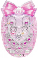 sieradenset prinsessen 3-delig zilver/roze