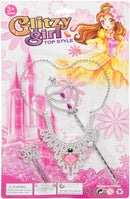 sieradenset prinsessen zilver 3-delig