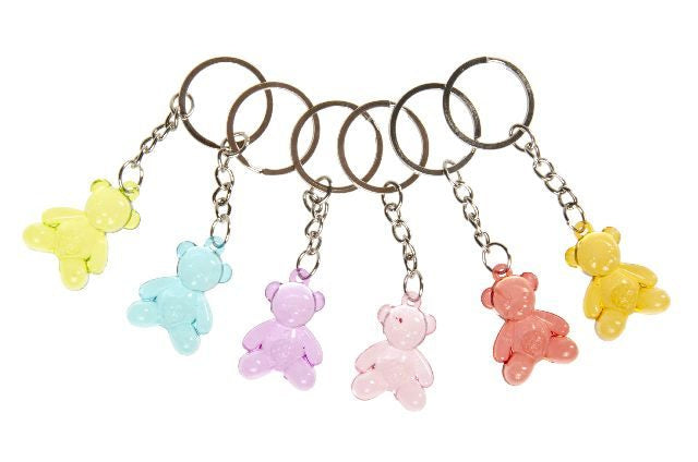 sleutelhanger Beer 3,5 x 2,5 cm groen