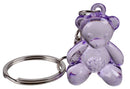 sleutelhanger Beer 3,5 x 2,5 cm paars