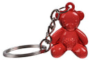sleutelhanger Beer 3,5 x 2,5 cm rood